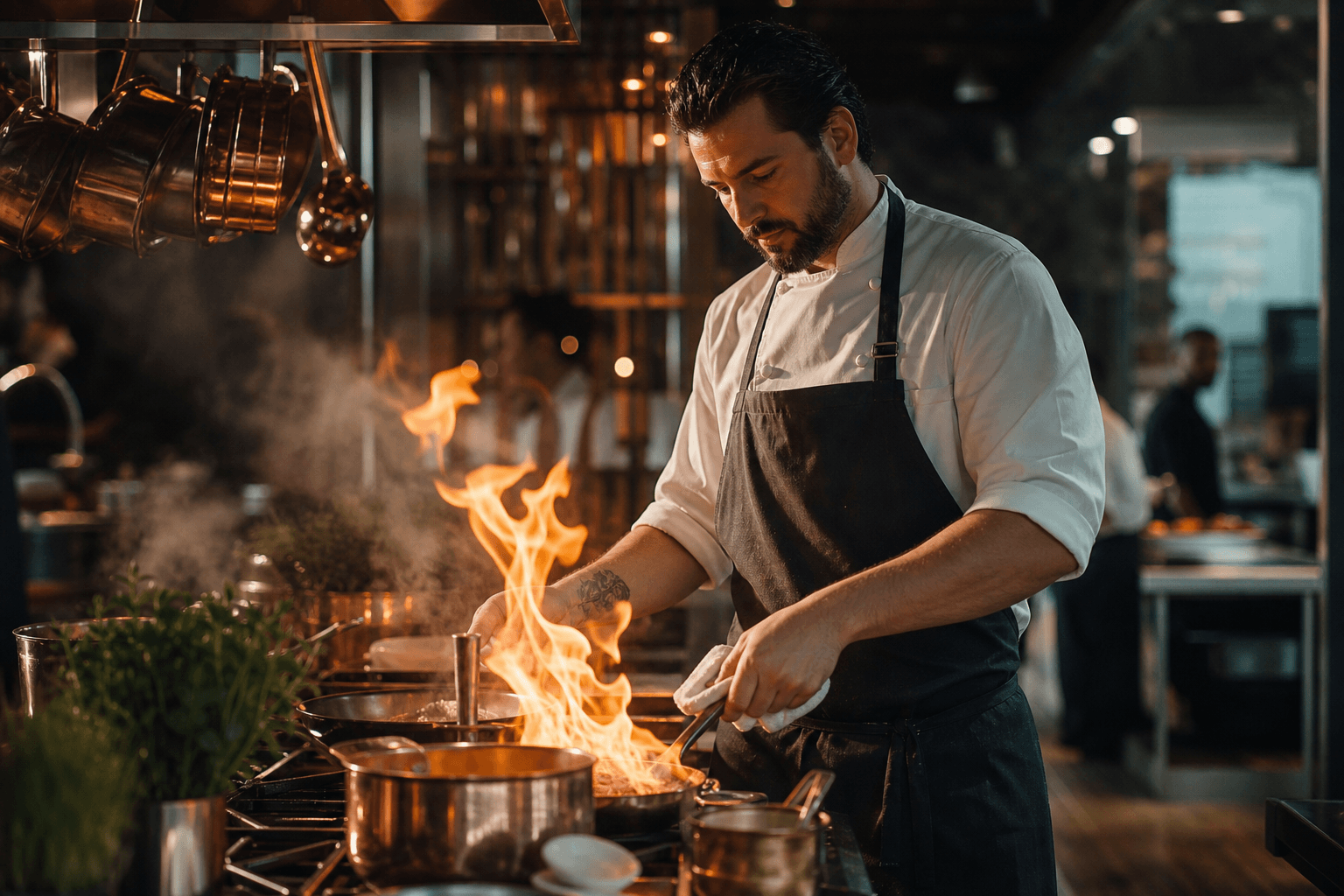 Ember & Oak Chef Cooking — View 4