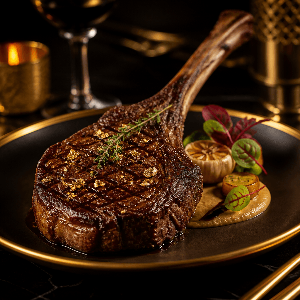 Tomahawk night at Ember & Oak